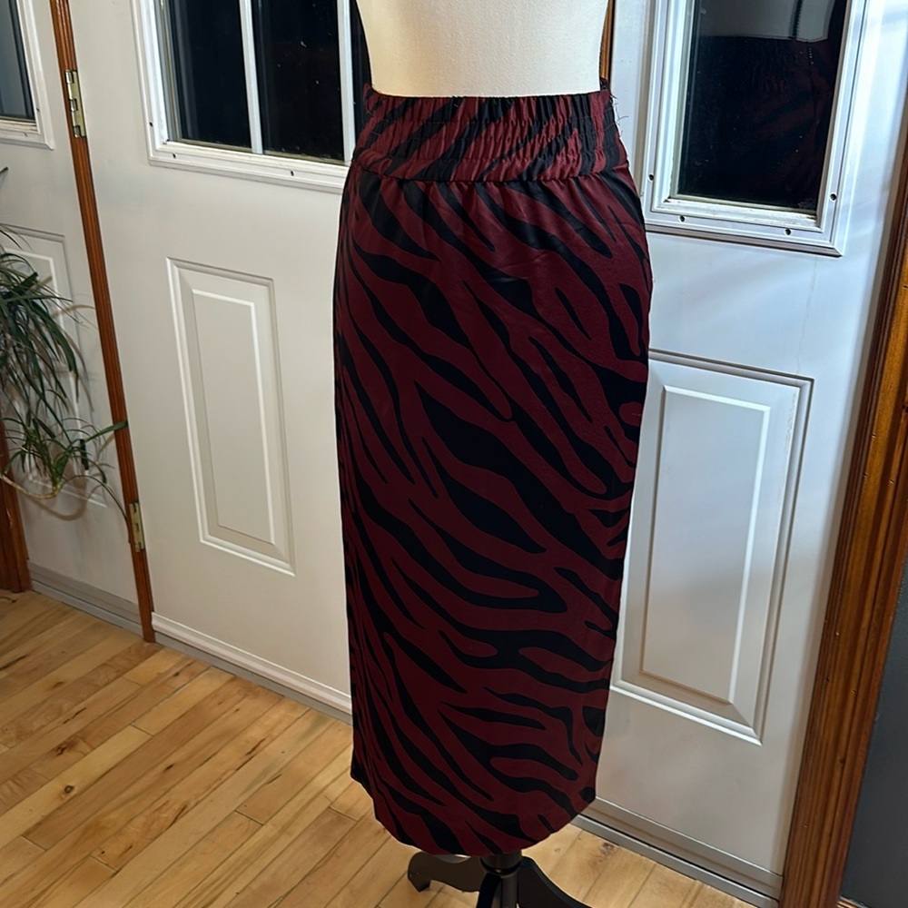 Zara Zebra Print Skirt